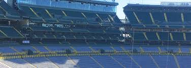 south endzone seating at lambeau field event usa