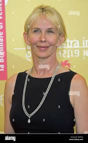 British actress and producer Trudie Styler smiles for the cameras at a  photocall for her film 'A Guide To Recognizing Your Saints' at the 63rd  Venice Film Festival in Venice, Italy, Sunday,