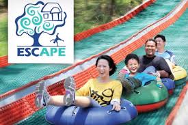 A fun day of rides, attractions and activities at adventureplay and waterplay, surrounded by penang's tropical rainforest. Escape Adventureplay 40 Off Outdoor Adventure Theme Park Penang 12 Jan 2014