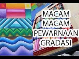 Kedua, buat objek sesuai keinginan. Cara Mewarnai Macam Macam Bentuk Gradasi Warna Dengan Crayon Oil Pastel Warna Pastel Belajar Menggambar