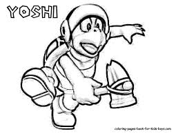 The easter coloring pages celebrate an important symbol of easter, the easter eggs. Coloring Book Yoshi Coloring Pages