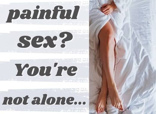 Do you experience pain during sex?? Read more below! 👇🏽 Pain during sex, for women, is a huge problem, but instead of doing something about it like educating them on how to