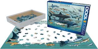 While artwork, piece size, and. Sharks Jigsaw Puzzle At Eurographics