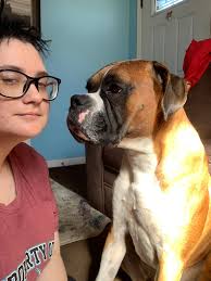 My big boy Hemi. He's 12 and is the bestest boy ever. He loves EVERYONE and  is truly a gentle giant who sometimes thinks he's still his mommas lap  puppy.