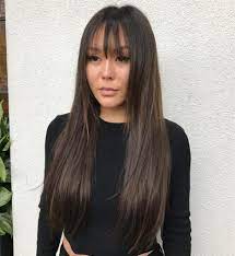 Must Read Wispy Bangs Inspo That Ll Make You Take The Plunge Wispy Fringe Wispy Bangstyle Hair Wispy Bangs Long Hair Styles Hair Styles Long Hair With Bangs