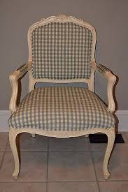 Ethan Allen Country French Duvall Chair Upholstered Carved Accent 13 7118 1 A Upholstered Chairs French Country Chairs Chair