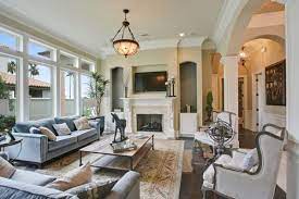 The clean lines in the furniture are repeated throughout the space, while a single bold color is used to draw the eye and make a statement in the area. 45 Victorian Living Room Ideas Photos Home Stratosphere