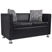 Il divano diventerà il tuo posto preferito per chiacchierare, leggere, guardare la tv o semplicemente per rilassarti. Vidaxl Divano A 2 Posti In Similpelle Nera 120 X 62 5 X 63 Cm Eprice