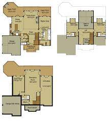 Ideal if you have a sloped lot (often towards the back yard) with a view of a lake or natural area that you want to. Rustic Mountain House Floor Plan With Walkout Basement Basement House Plans House Layout Plans Lake House Plans