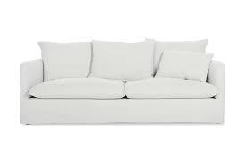 The look of this sofa is really awesome and perfectly fits as office furniture. Cloud 3 Seat Sofa Light Grey Upholstery