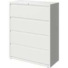Shop for file cabinets 4 drawer online at target. Hirsh 42 In Wide Hl10000 Series 4 Drawer Metal Lateral File Cabinet White 23706