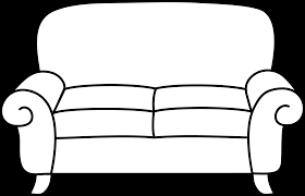 Couch coloring page to color, print or download. Sofa Coloring Page Free Clip Art Couch Coloring Page 6597x4247 Png Clipart Download