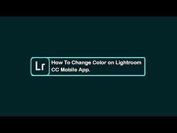 Once your color profile of choice is within lr, it's time to use soft proofing. Lightroom Cc How To Change Background Color Lightroom Mobile Youtube Change Background Lightroom Lightroom Editing