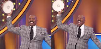 Name a part of mrs. Steve Harvey Reacts To Family Feud Contestant Jerri S Answer With A Tambourine