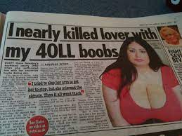 I nearly killed lover with my 40LL boobs | NOTW providing us… | Flickr