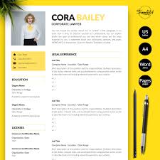 legal resume templates / cv templates
