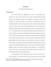 Chapter 1 Br The Problem And It S Background Br Ul Li Introduction Thesis Statement Examples Thesis Statement Expository Essay