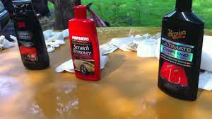 Auto Polish Compound Comparison Meguiars Ultimate Vs Mothers Vs 3m P Car Polish Meguiars Car Wax