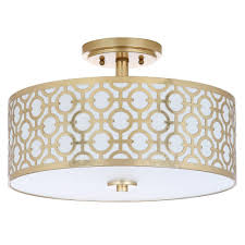 Safavieh Vera Chain Link 15 5 In 3 Light Gold Semi Flush Mount Flu4001a The Home Depot In 2020 Flush Mount Lighting Semi Flush Mount Lighting Flush Mount Ceiling