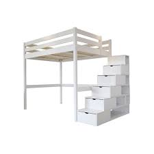 Meubles sur mesure>meubles escaliers>bibliothèque escalier pour mezzanine. Lit Mezzanine 140x200 En Bois Cdiscount