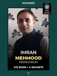 Well done Imran … very well...