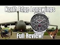 North Edge Longwings Solar Chronograph Watch Review!