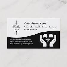 Insurance Agent Photo Template Business Card Zazzle Com Insurance Agent Variable Life Insurance Health Insurance