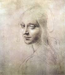 Leonardo da Vinci (Italian, Vinci 1452–1519 Amboise) Study of a woman's  head, c. 1490 Silverpoint