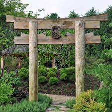 Oriental Arbor Garden Gate Design Japanese Garden Asian Landscape