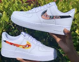 Anime Theme Swoosh Custom The Custom Movement In 2020 Custom Nike Shoes Custom Shoes Diy Nike Air Shoes