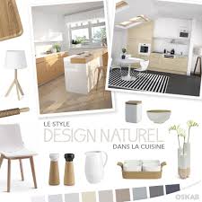 Decouvrez Notre Planche De Tendance Sur Le Style Design Et Naturel Pour Recreer Une Cuisine Qui Allie Le B Planche Tendance Deco Mobilier De Cuisine Style Deco