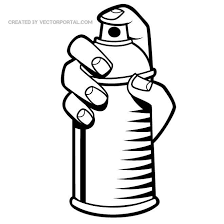 Spray Paint Vector Clip Art Spray Can Art Paint Vector Art Drawings Sketches Simple Draw graffiti letters or tags, create burners or throw ups, just paint and have fun! spray paint vector clip art spray can