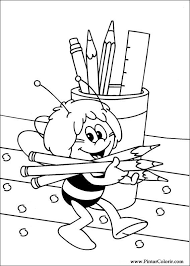Desenhos Para Pintar E Colorir Abelha Maia Imprimir Desenho 002