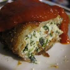 Stuffed Eggplant Parmesan Rolls Recipe Eggplant Parmesan Recipes Four Cheese Ravioli Recipe