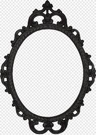 Do you need javascript to run broken picturephone? Oval Black Frame Magic Mirror Scalable Graphics Broken Mirror S Mirror Picture Frames Png Pngegg