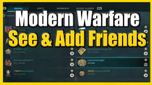 How To See Friends List And Add Friends On Call Of Duty Modern Warfare And Warzone Fast Method Youtube