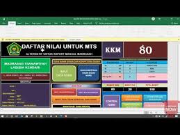 28 juni 1991 tahun beroprasi : Aplikasi Rapor Kopel Madrasah 2020 Jenjang Mts Rapor Manual Excel Panduan Guru Mapel Free 1 Youtube