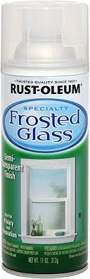 Rust Oleum 1903830 Frosted Glass Spray Paint 11 Oz Frosted Glass Spray Paints Amazon Com