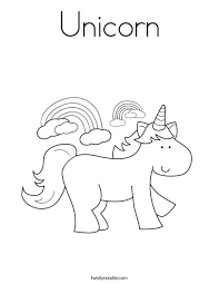 Each printable highlights a word that starts. Unicorn Coloring Page Twisty Noodle