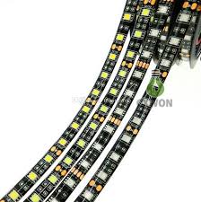12v Led Strip Lights Waterproof Ip65 300leds Flexible Rgb Led Light Strip 5050 Black Pcb Board Led Light Strip Red Blue Tape Lights Waterproof Led Strip Lights Outdoor Led Strip Lighting From
