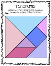 And this wooden tangram puzzle is pretty enough to leave out on your coffee table. Tangram Puzzle Printables By Katherine Ellis Teachers Pay Teachers
