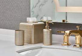 Check spelling or type a new query. 20 Best Gorgeous Gold Bath Accessories Ideas Bath Accessories Metallic Leather Gold