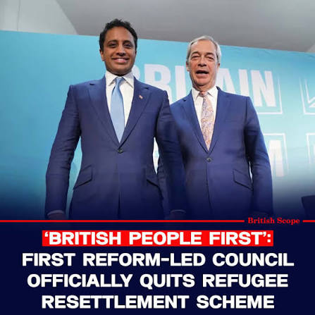 BREAKING: LANCASHIRE LEAVES REFUGEE SCHEME, SPARKING NATIONWIDE DEBATE 🇬🇧🚨 Lancashire has made history as the first to walk away from the UK's refugee resettlement scheme, igniting a heated national debate. The council