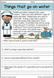 Transport Ela Worksheets Teaching Reading Comprehension Reading Comprehension Skills Reading Comprehension Kindergarten
