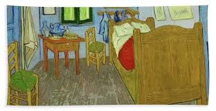 Les sites d'exception à proximité: Art Van Gogh Painting La Chambre A Arles Bedroom Canvas Giclee 8x10 Art Print Art Prints Rawatankanser Com