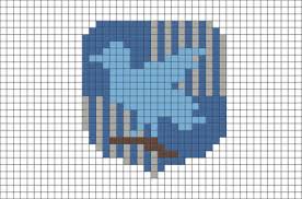 Ravenclaw Crest Pixel Art Pixel Art Lego Art Pixel Art Templates