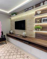 Modern built in sitting room units. 61 Brilliant Built In Shelves Design Ideas For Living Room 58 Modern Contemporary Living Room Contemporary Modern Living Room Design Living Room Design Modern