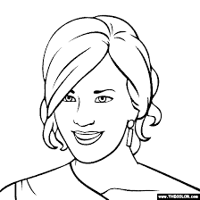 This modern, high quality art print would look great in a range of settings. Famous People Online Coloring Pages