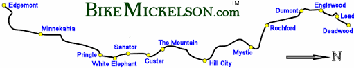 Mickelson trail is a rail trail in the black hills region of south dakota. Mickelson Trail