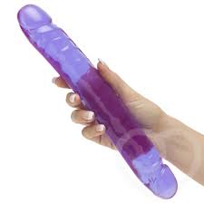 Double dong (plural double dongs). Crystal Jellies Double Headed 12 Inch Dildo Jr Purple Satisfaction